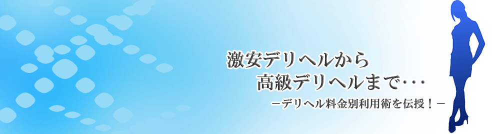 デリヘル料金別利用法